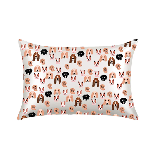 Satin Pillowcase Dogs