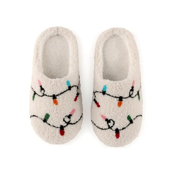 Holiday Lights Slippers