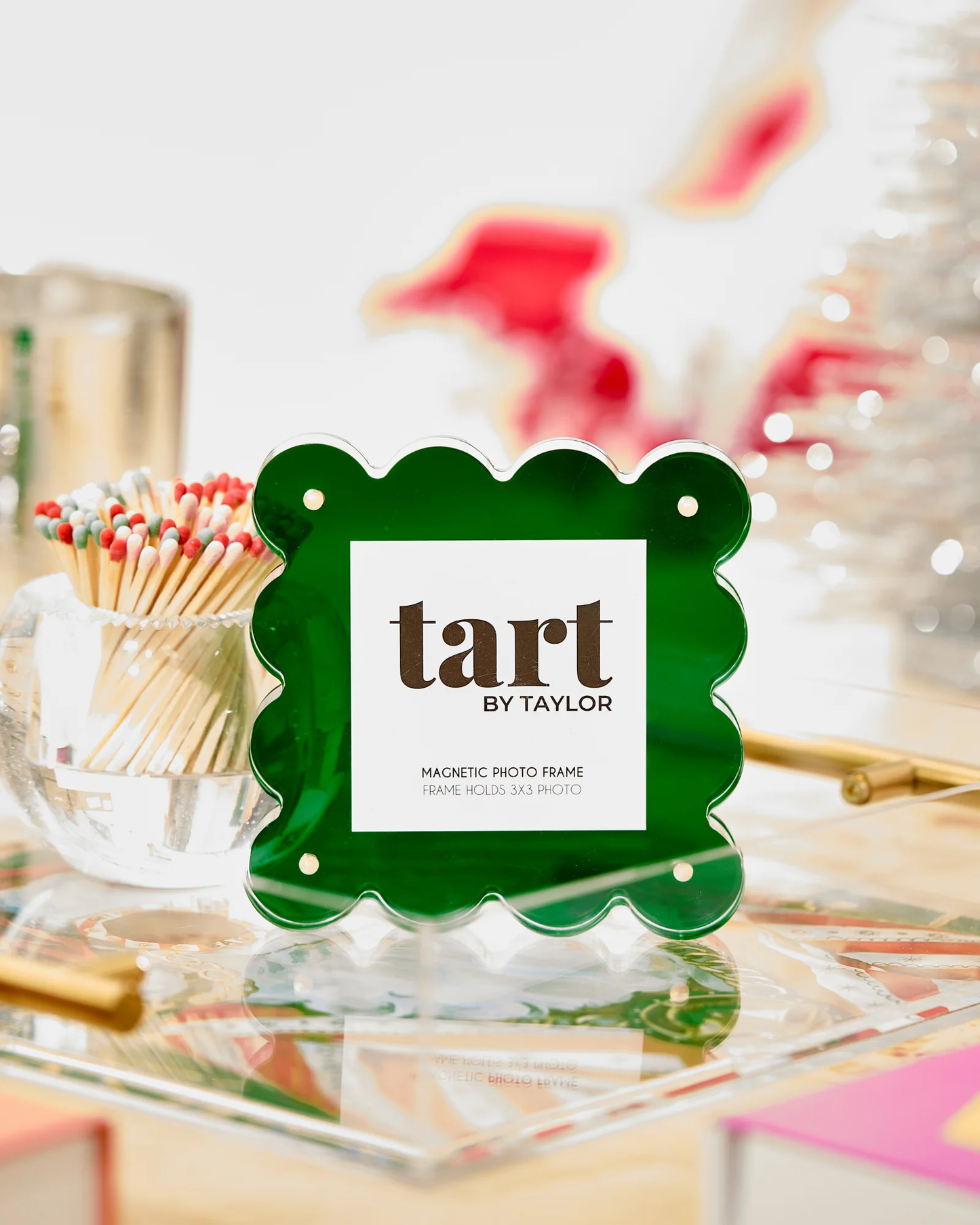 Mini Acrylic Picture Frame Green