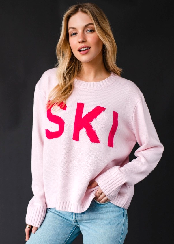 SKI Sweater Pink