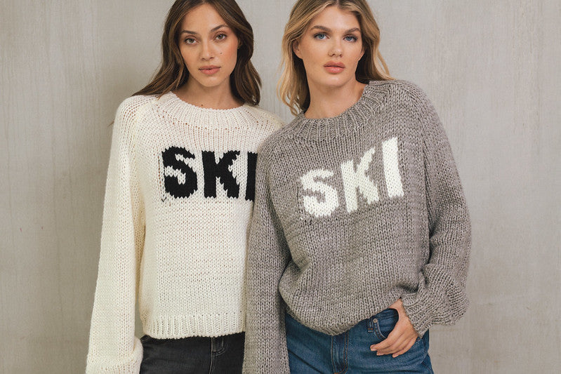 Aspen Ski Sweater Charcoal