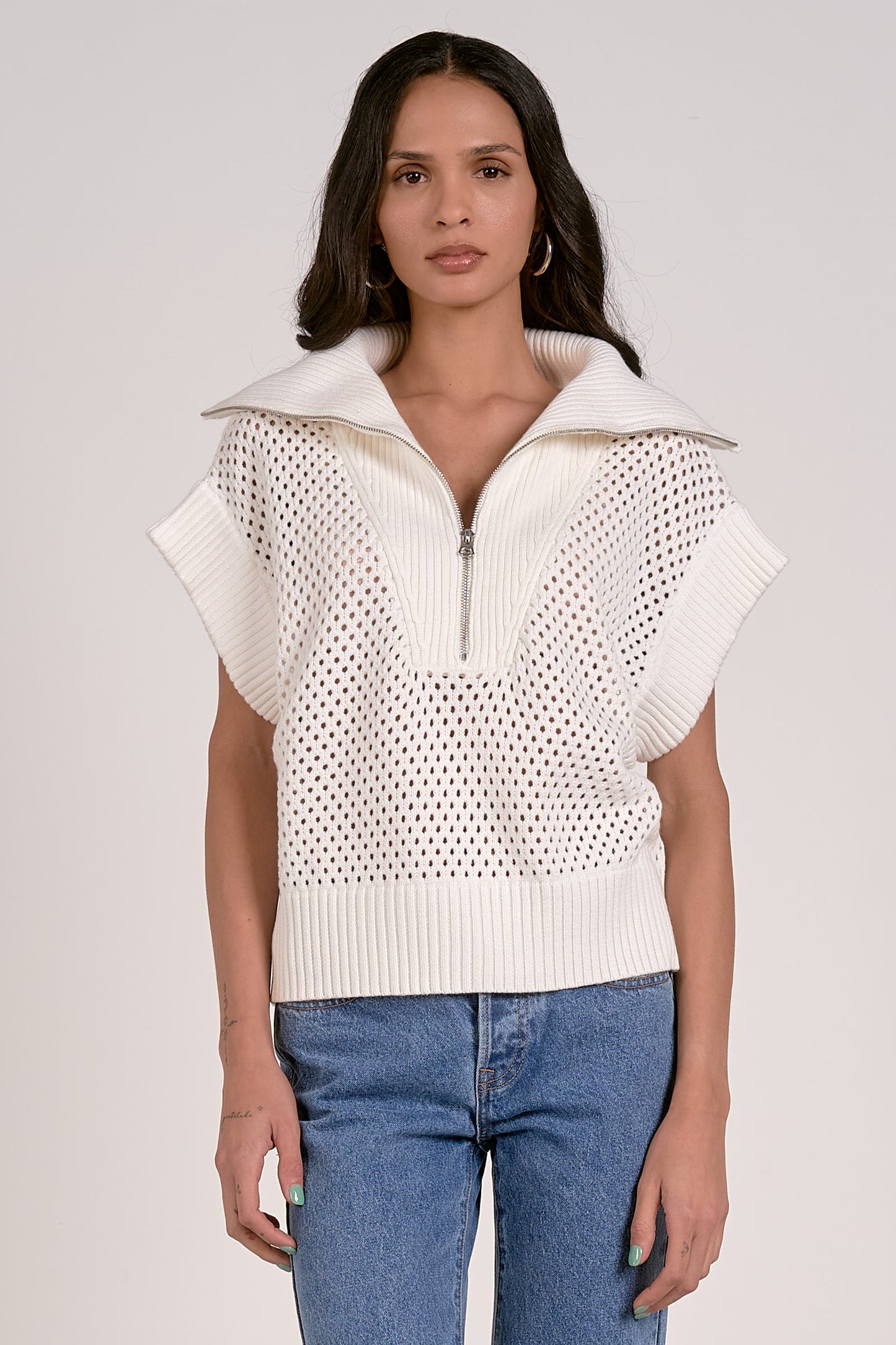 Mindy Sweater White