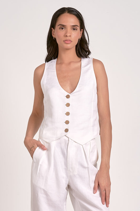 Hannah Vest White