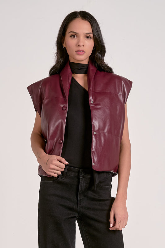 Ava Vest Plum