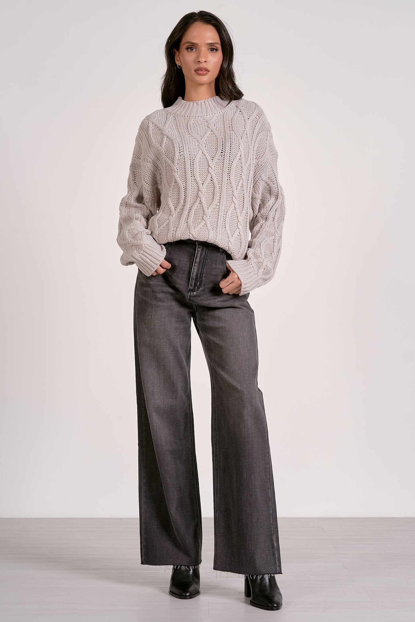 Irene Sweater Light Grey