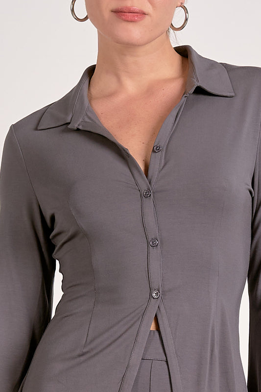 Kylie Top Grey
