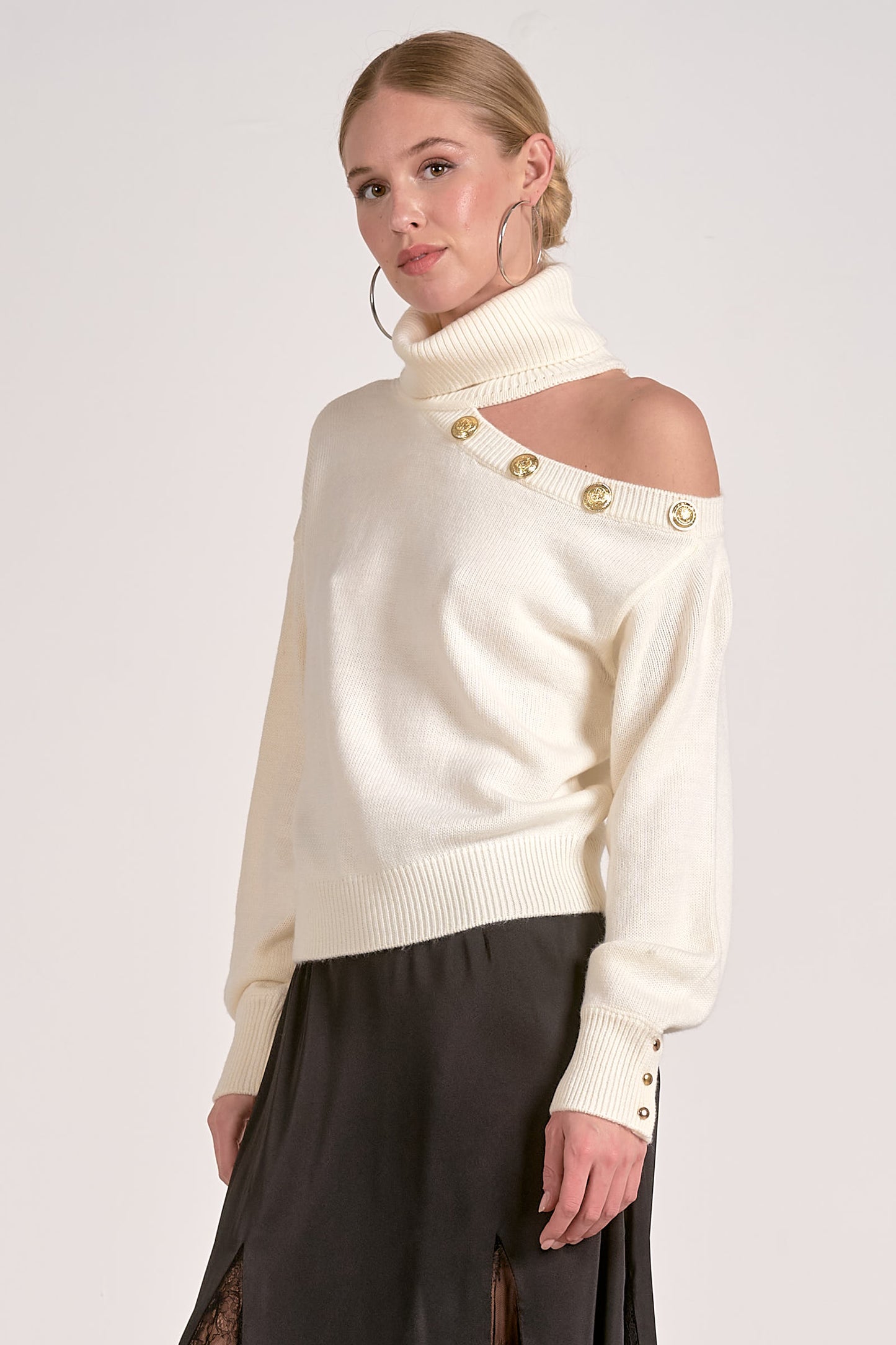 Monroe Sweater White