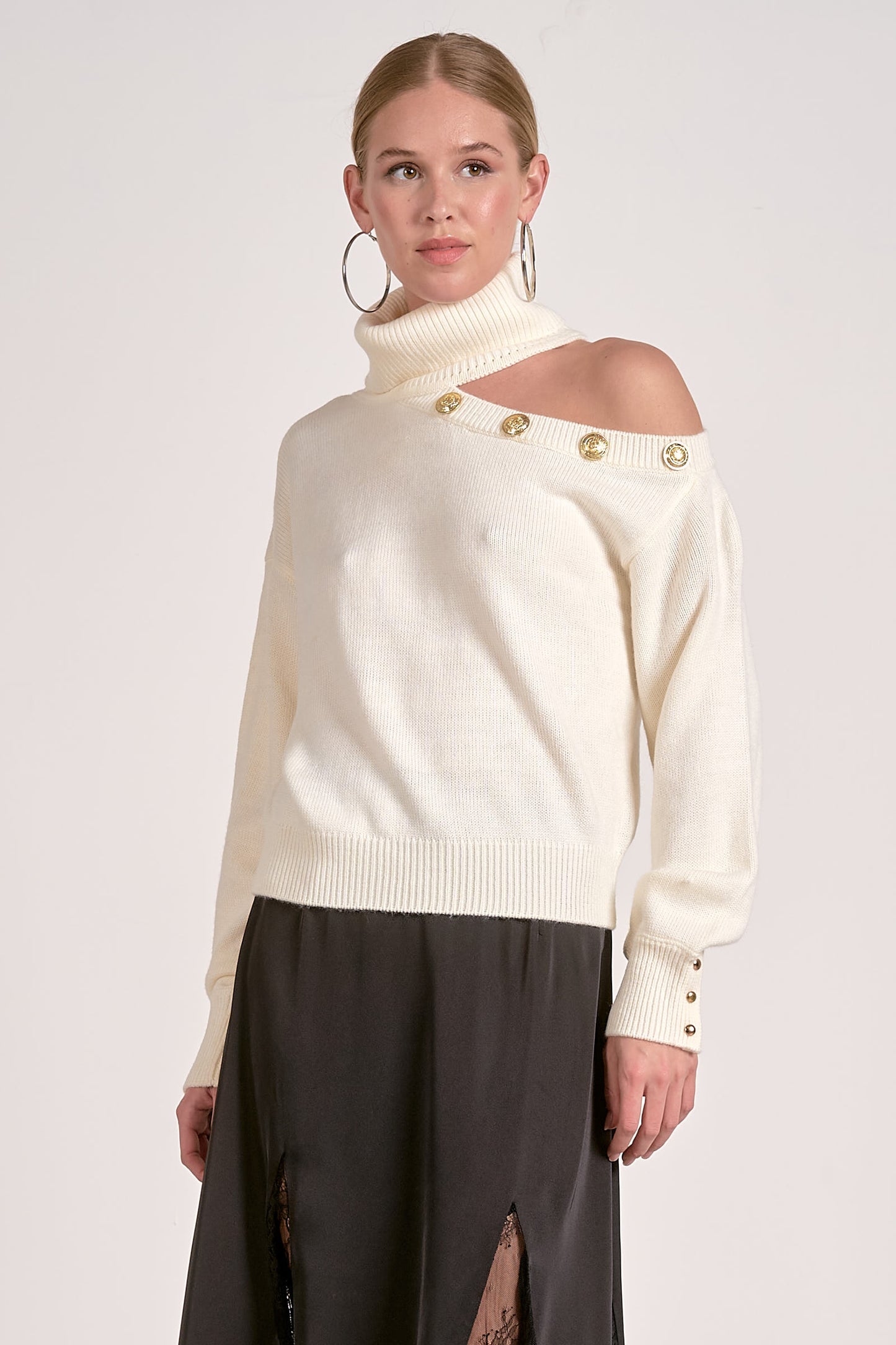 Monroe Sweater White