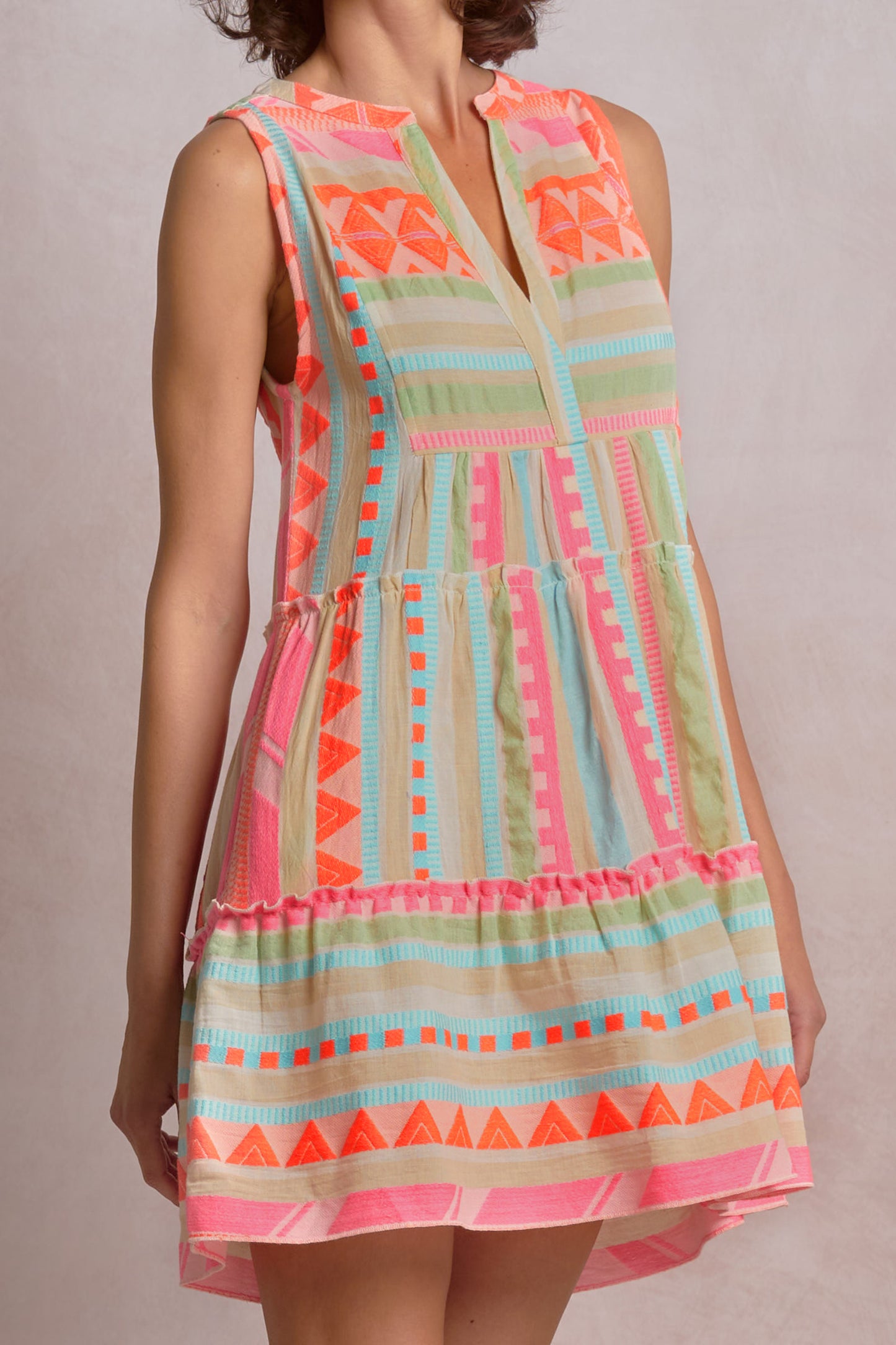 Jensen Dress Neon