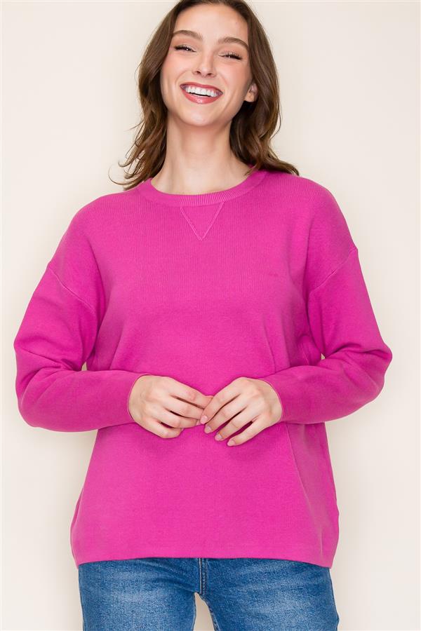 Emilia Sweater Hot Pink