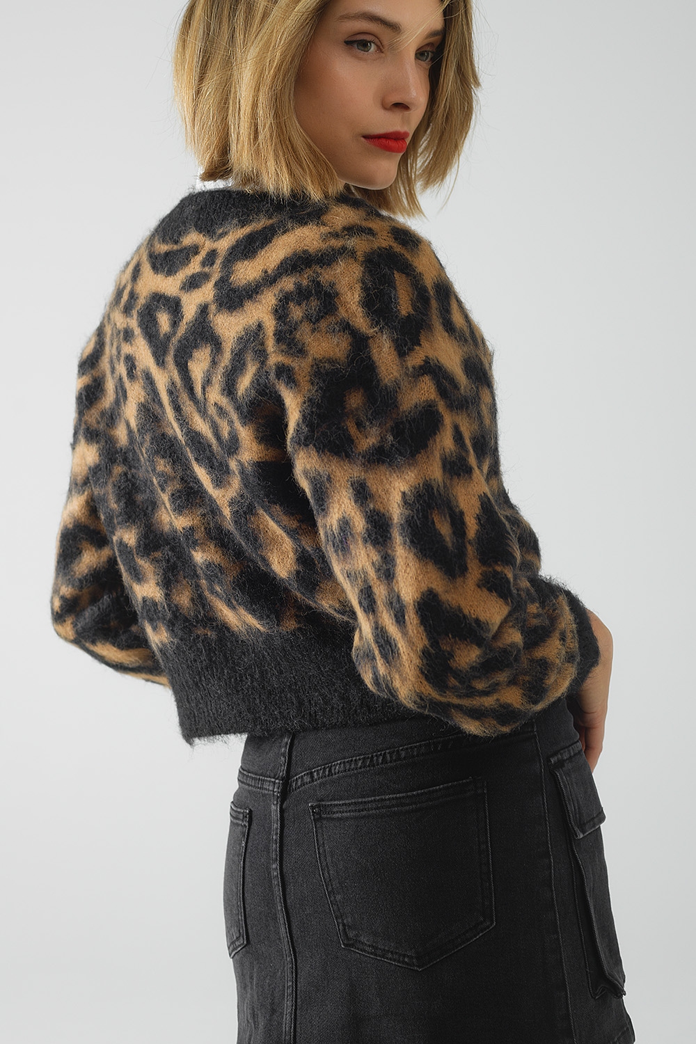 Leo Cardigan Camel