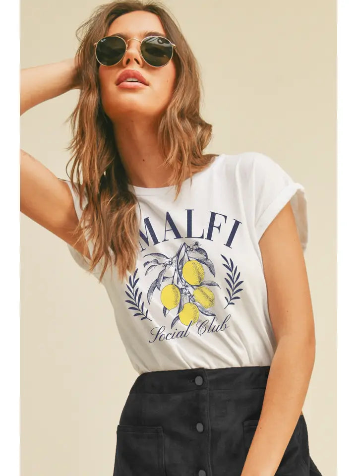 Amalfi Graphic Tee T-Shirt White