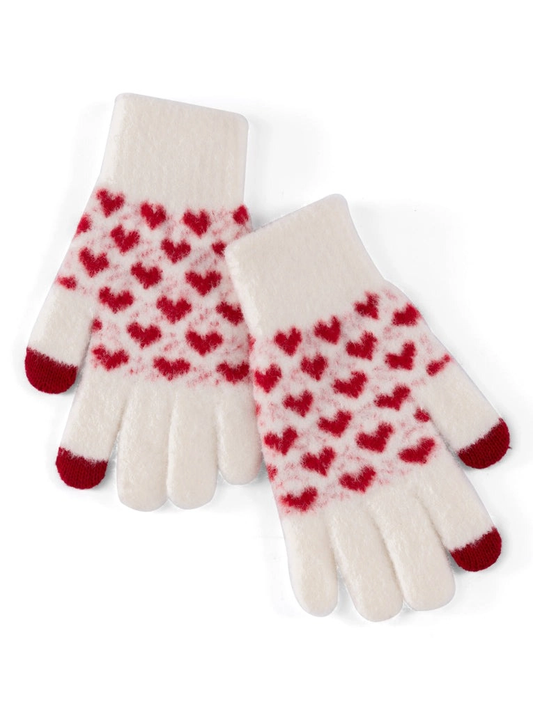 Valentina Touchscreen Gloves Ivory