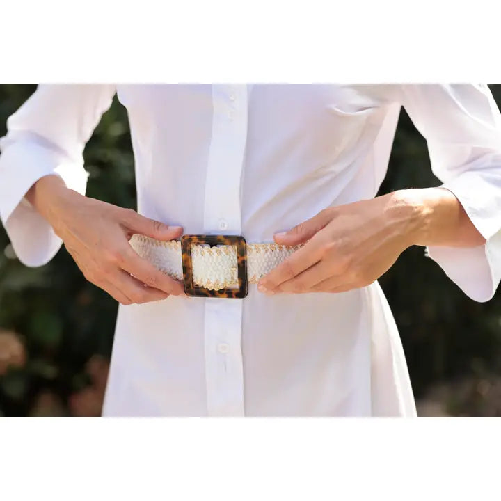 Yara Belt White