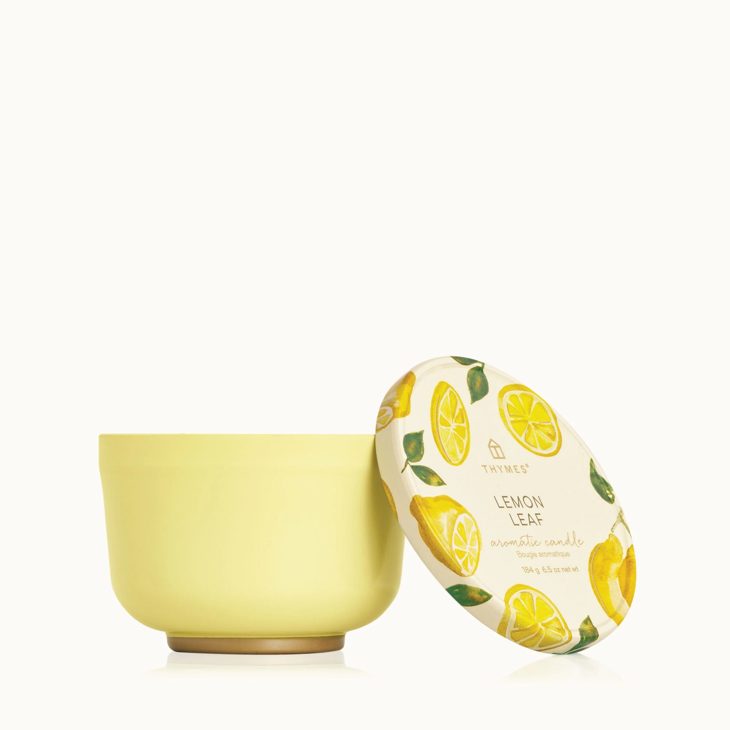 Lemon Leaf Thymes Poured Candle Tin