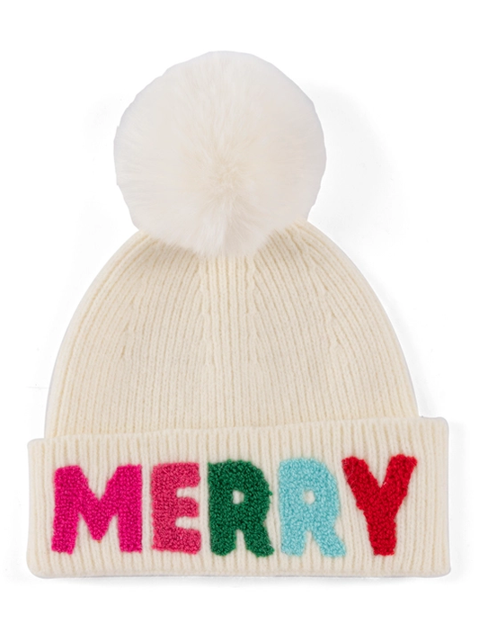 Merry Beanie Hat Ivory