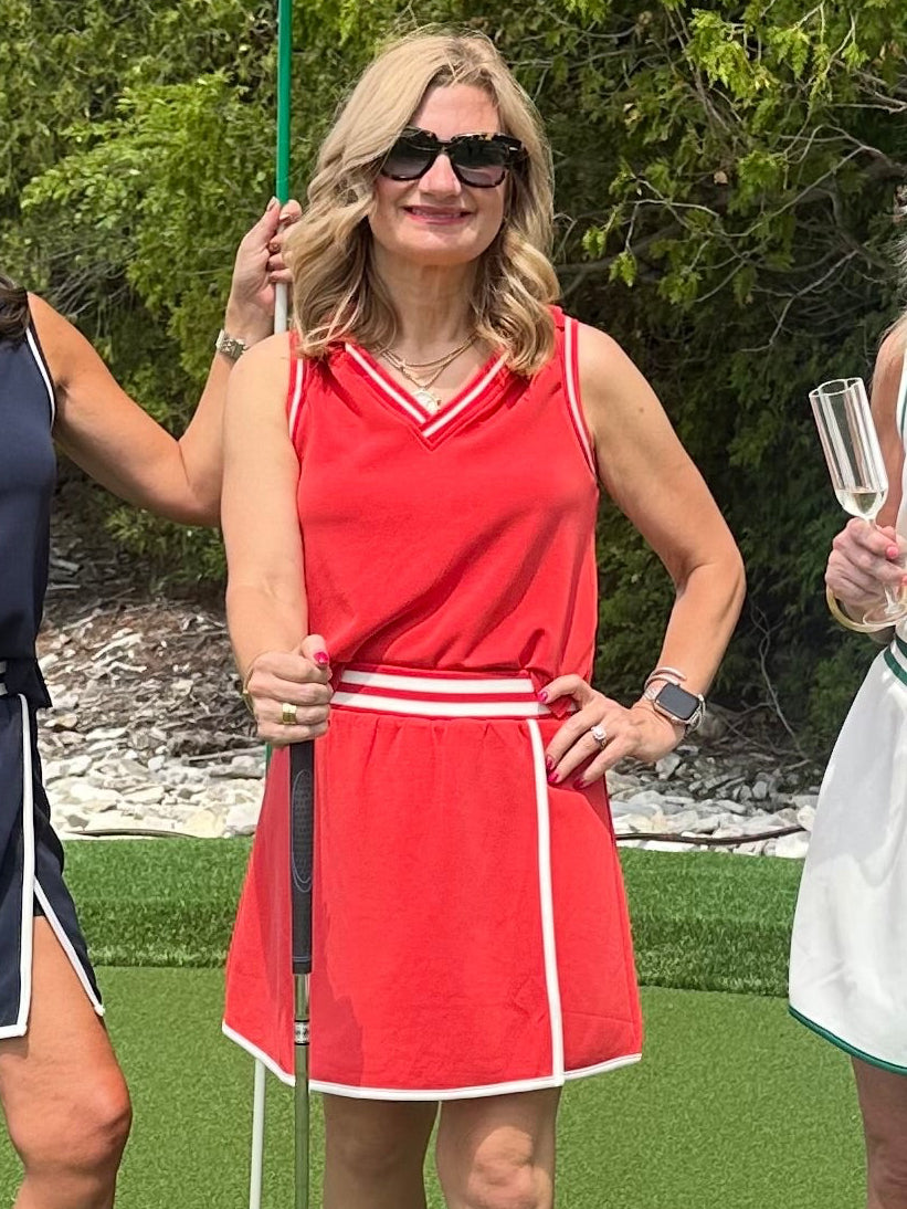 Serena Skort Red