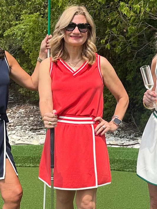 Serena Skort Red