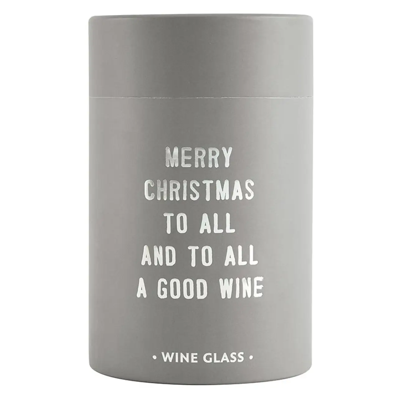 Merry Christmas to All Wine Glass