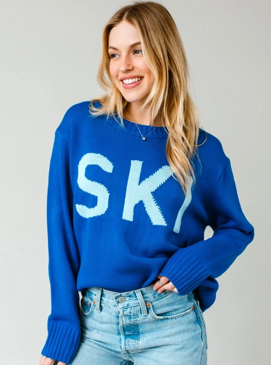 SKI Sweater Blue