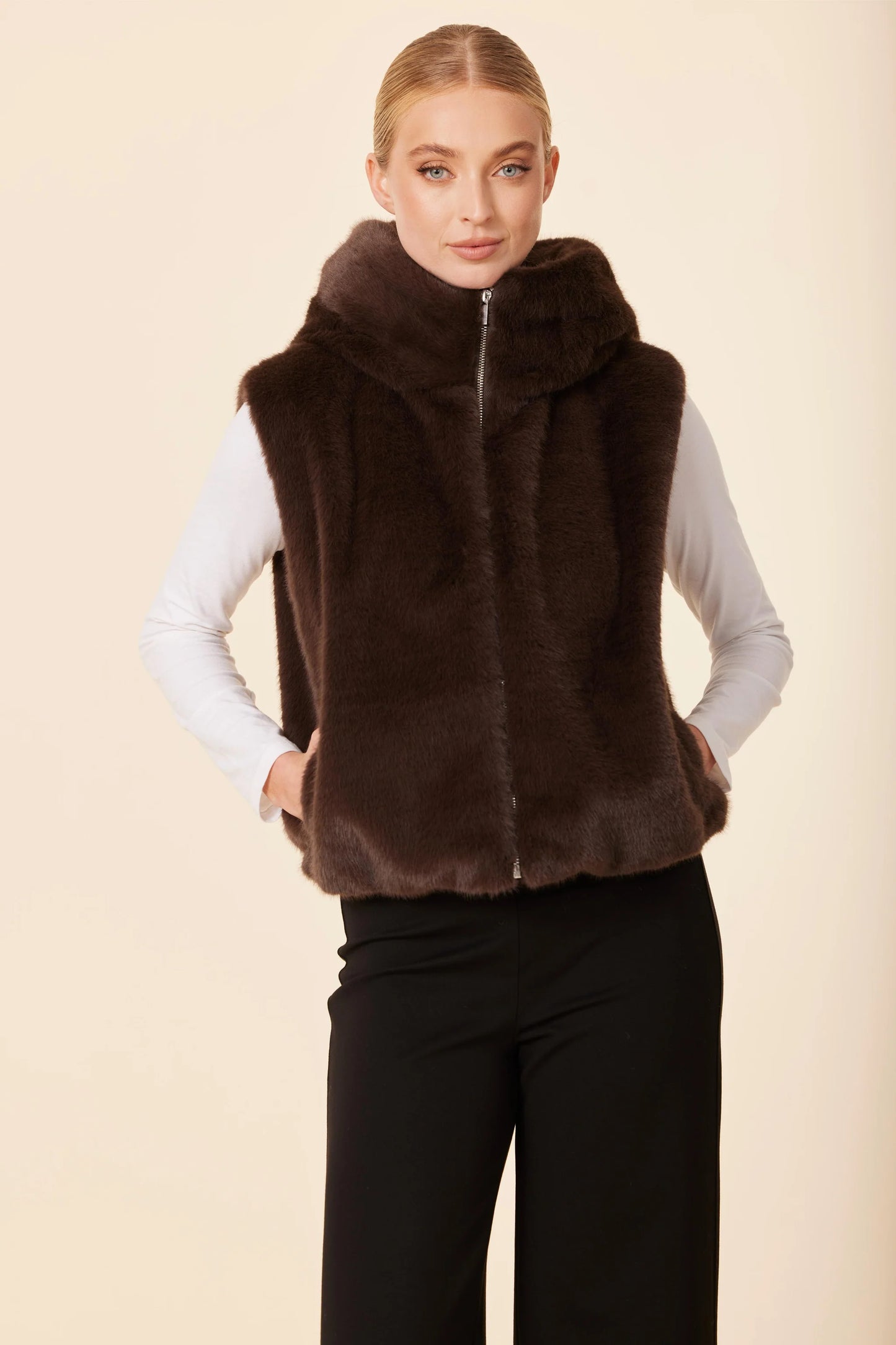 Fergie Vest Chocolate