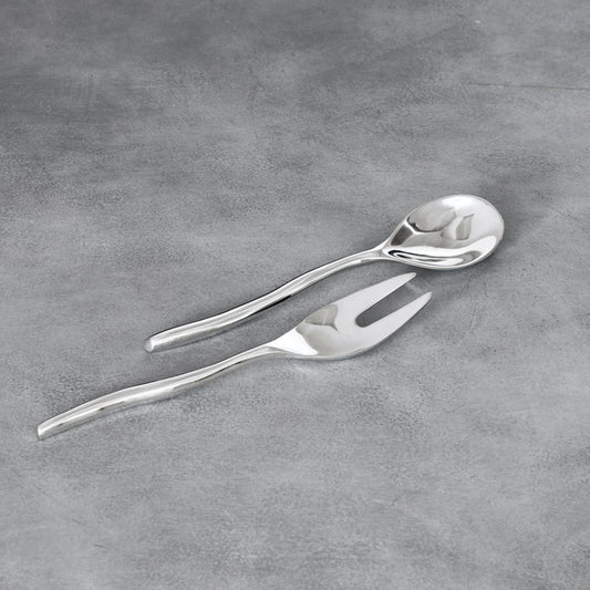 Vento Claire Salad Servers Beatriz Ball