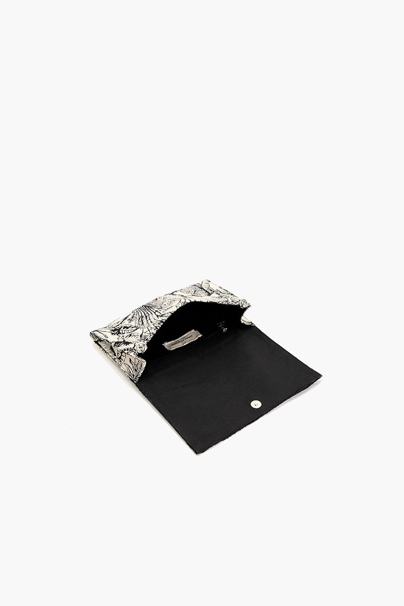 Tropical Leopard Clutch