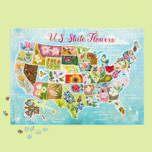 Puzzle U.S. State Flowers