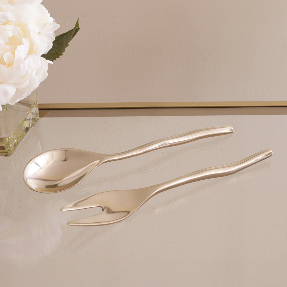 Sierra Modern Salad Servers Small