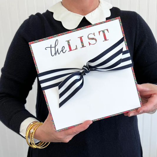 The List SLAB Notepad Tartan