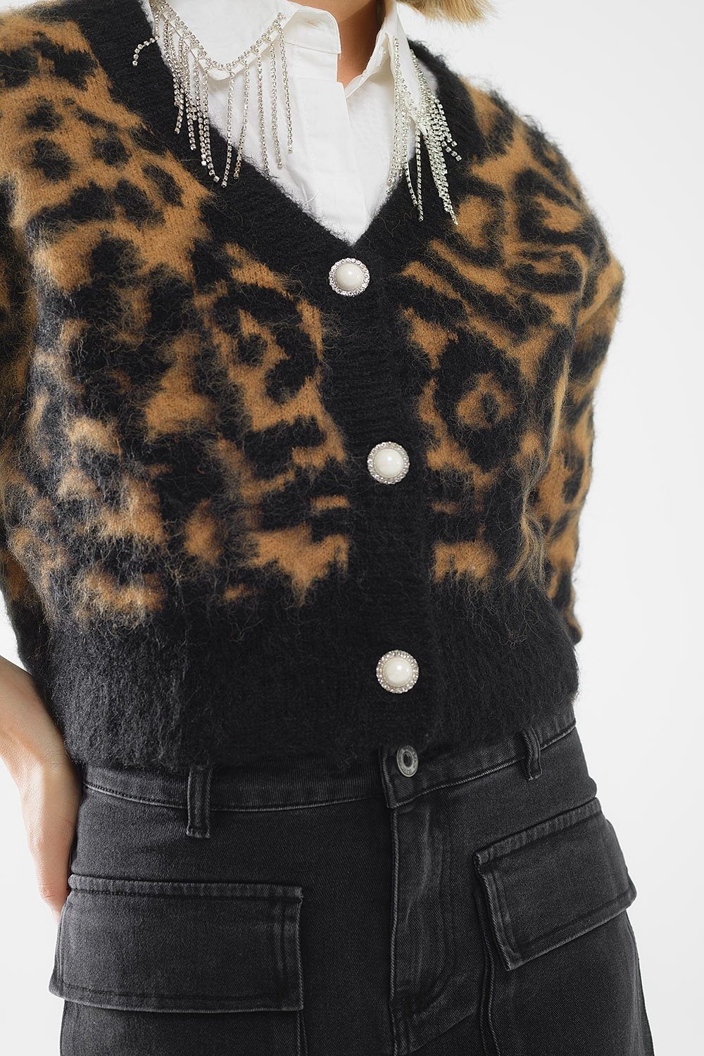 Leo Cardigan Camel
