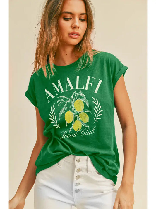 Amalfi Graphic Tee T-Shirt Green