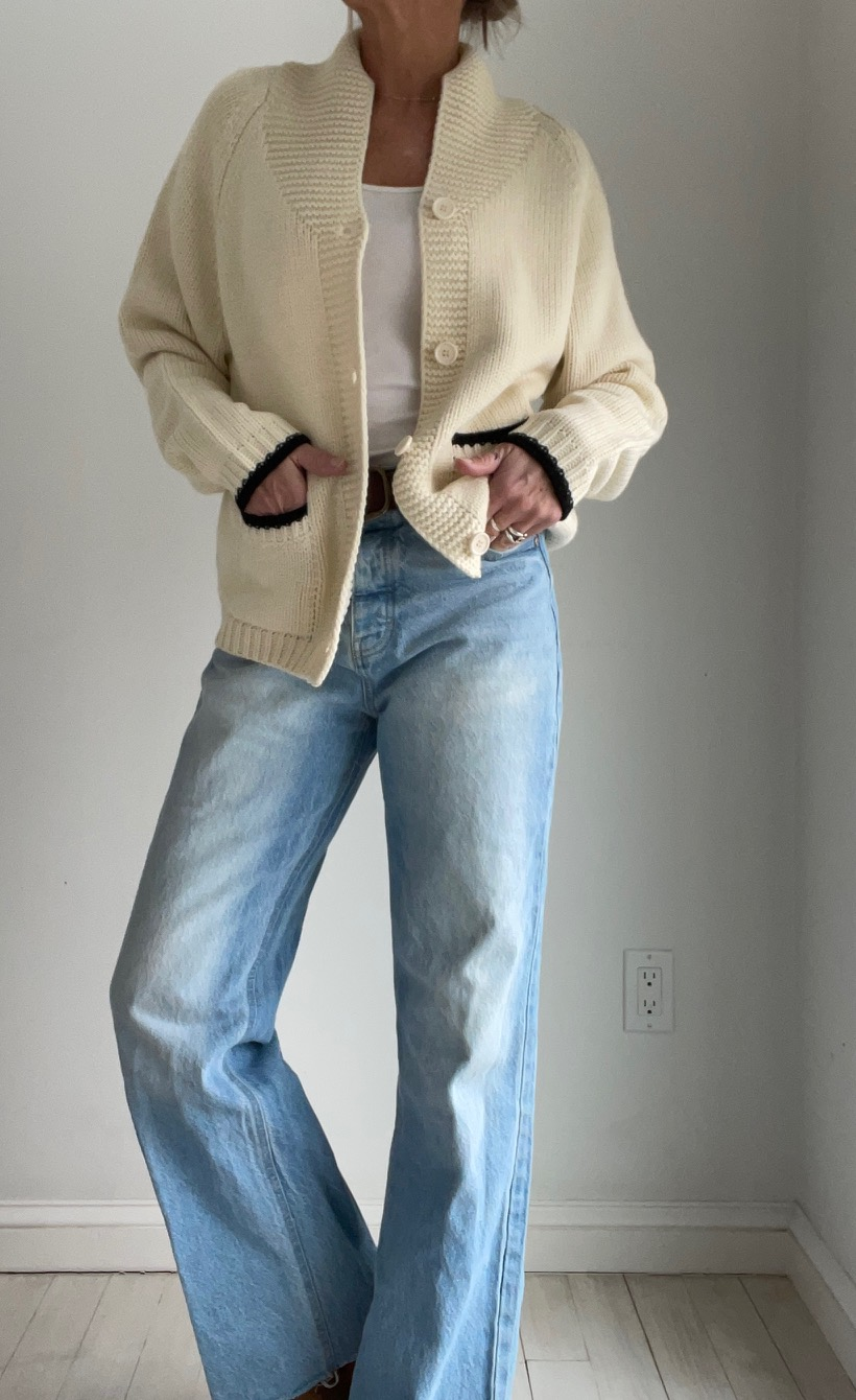 Varsity Martini Cardigan