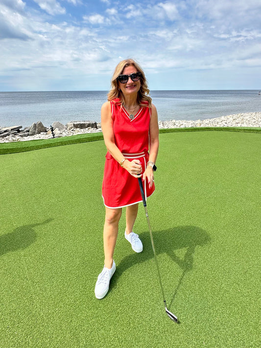 Serena Top Red