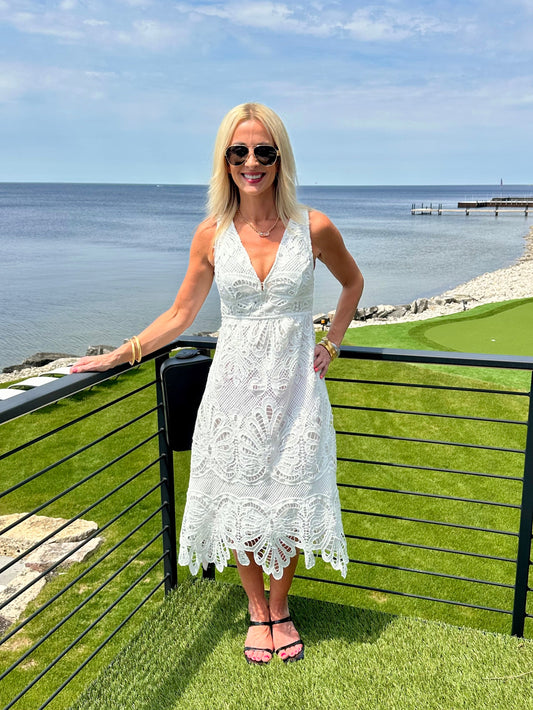 Chloe Dress White
