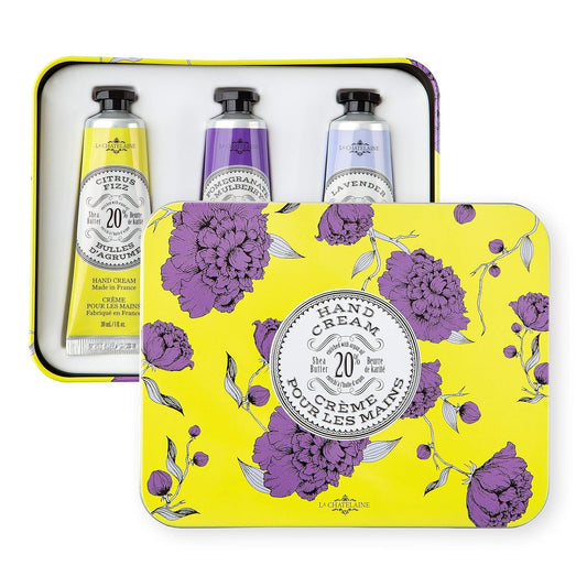 La Chatelaine Hand Cream Trio Gift Tin Chartreuse