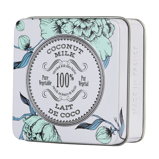 La Chatelaine Travel Soap in Tin Coconut Milk