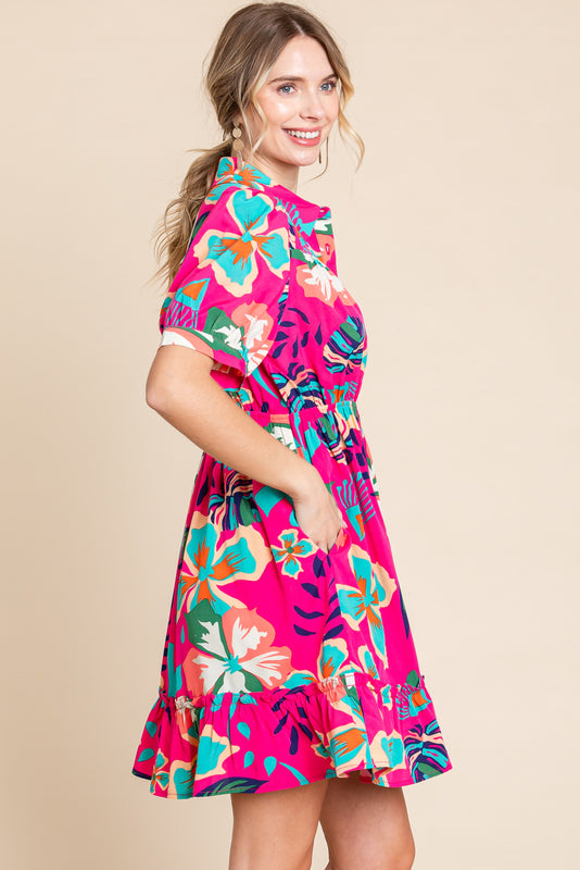 Kara Dress Fuschia