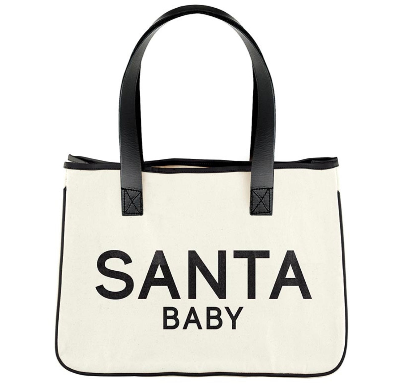 Mini Tote Santa Baby