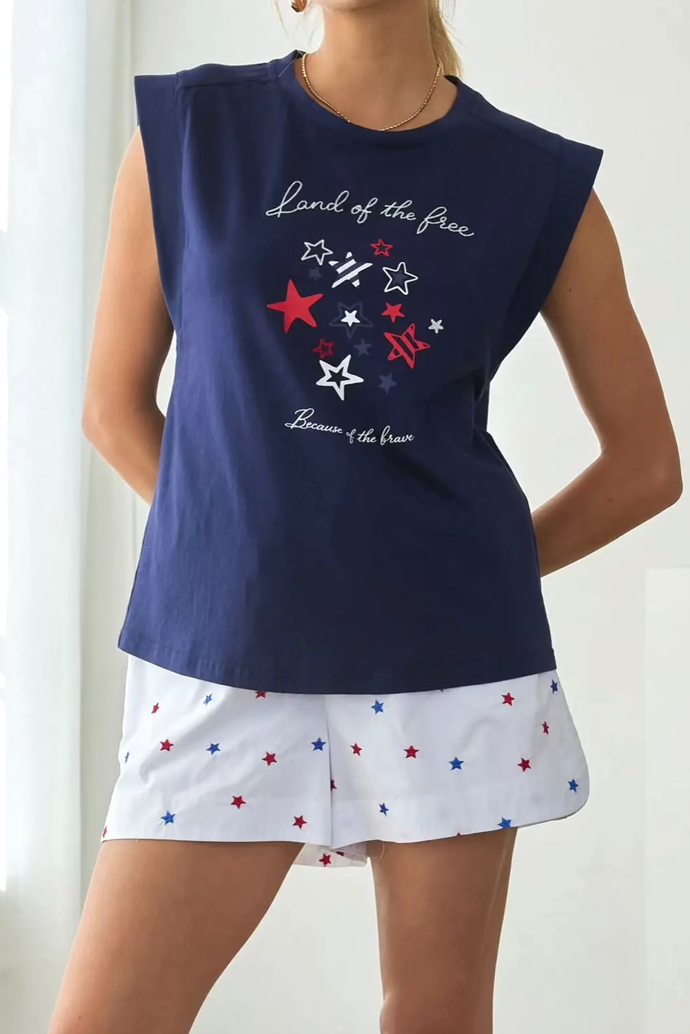 Land of the Free Top Navy