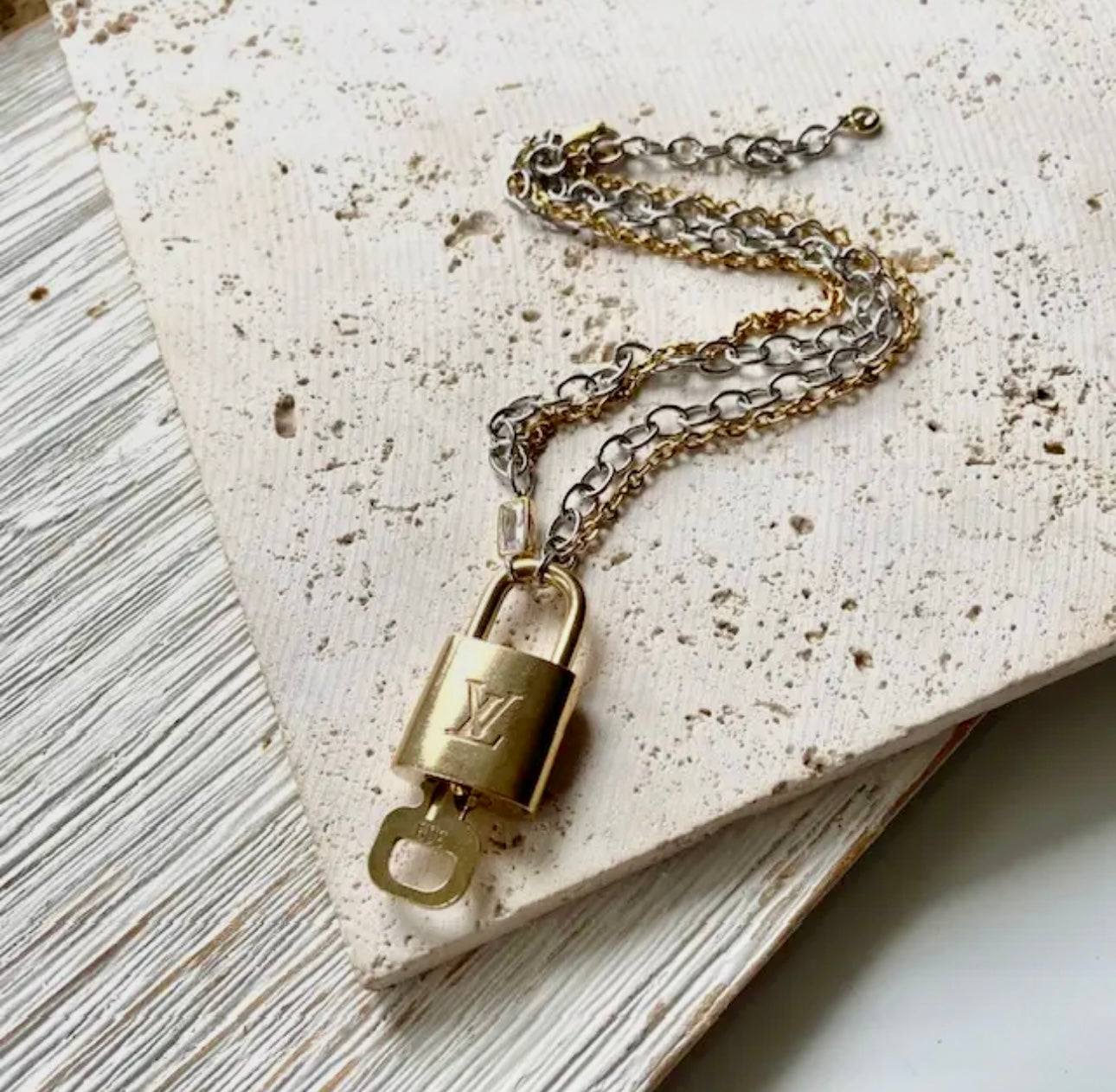 Louis Vuitton Lock Necklace