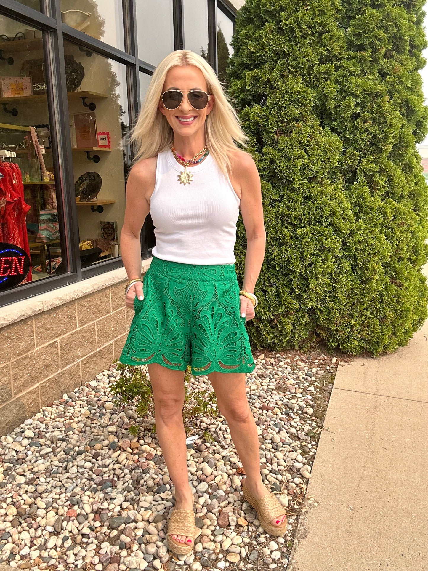 Chloe Shorts Green