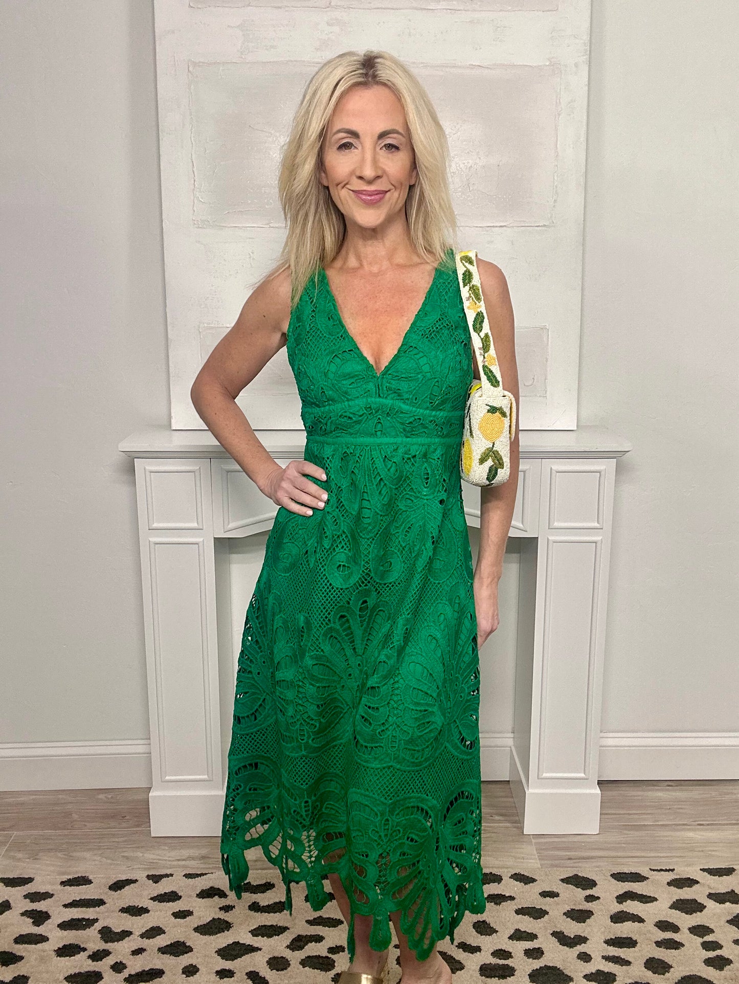 Chloe Dress Green