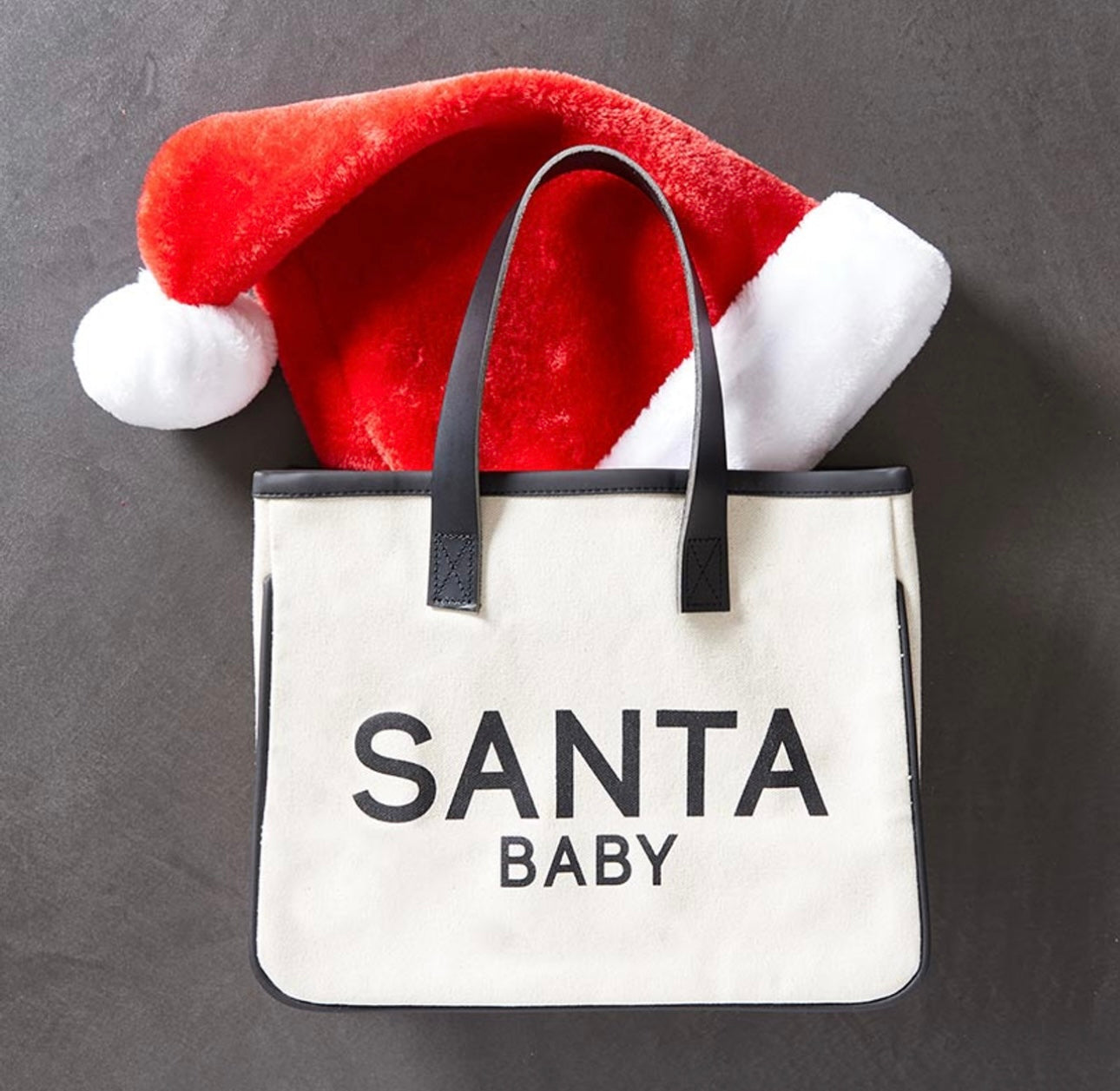 Mini Tote Santa Baby