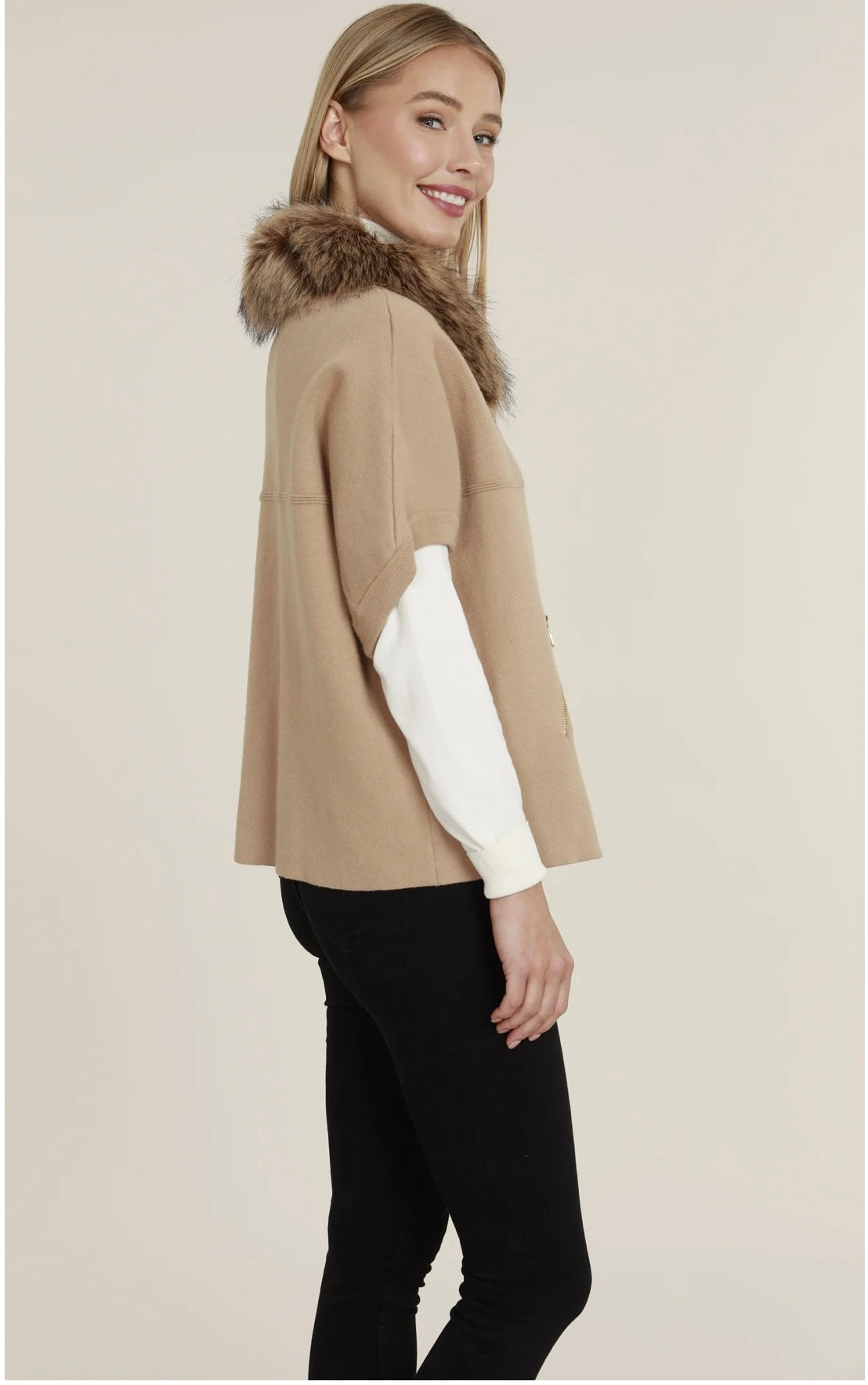 Audrey Cardigan Jacket Camel