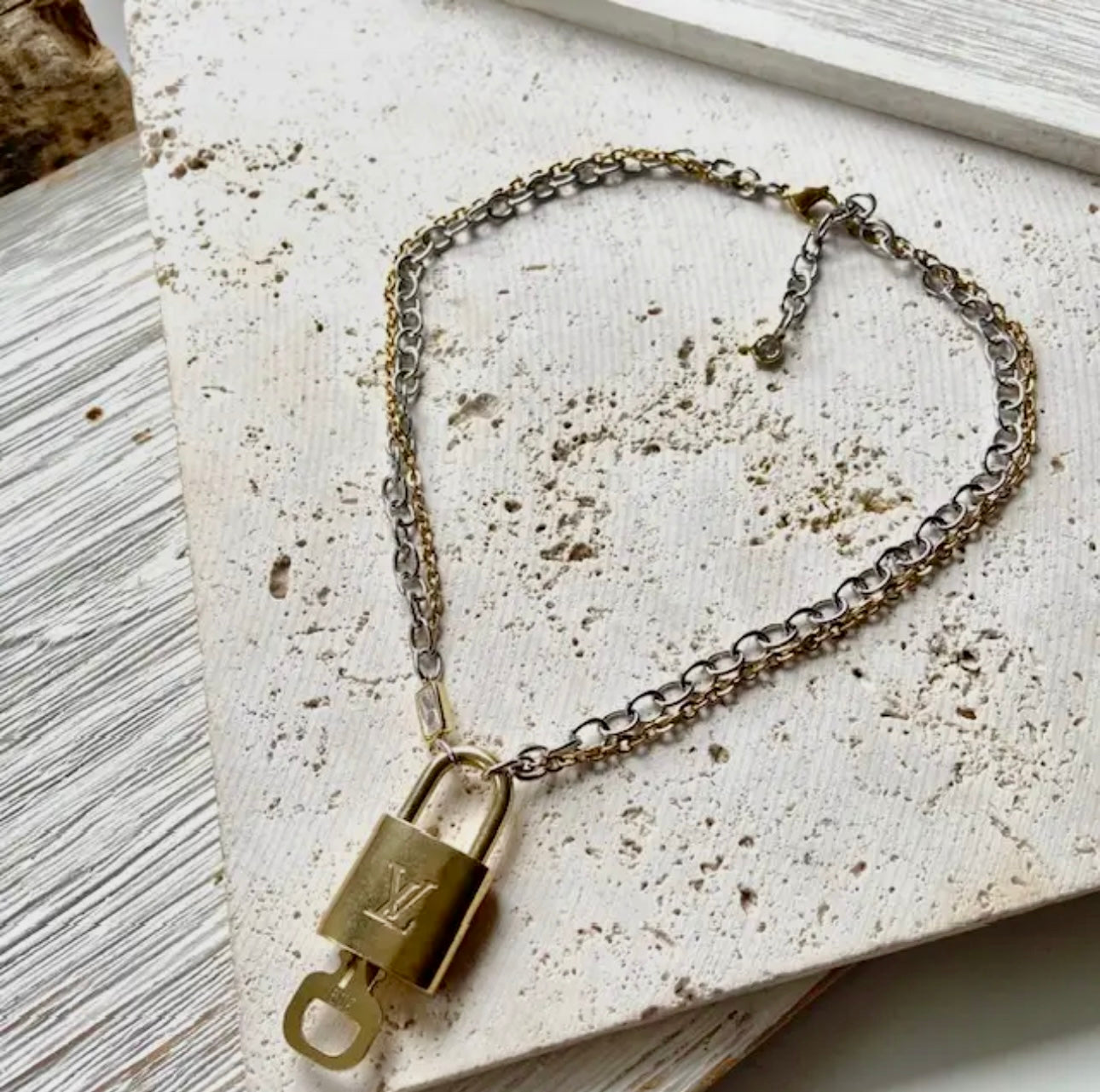 Louis Vuitton Lock Necklace