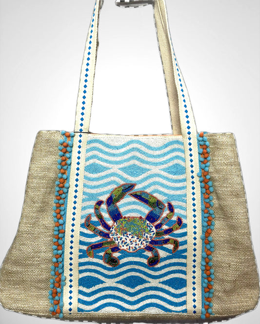 Crabby Waves Tote