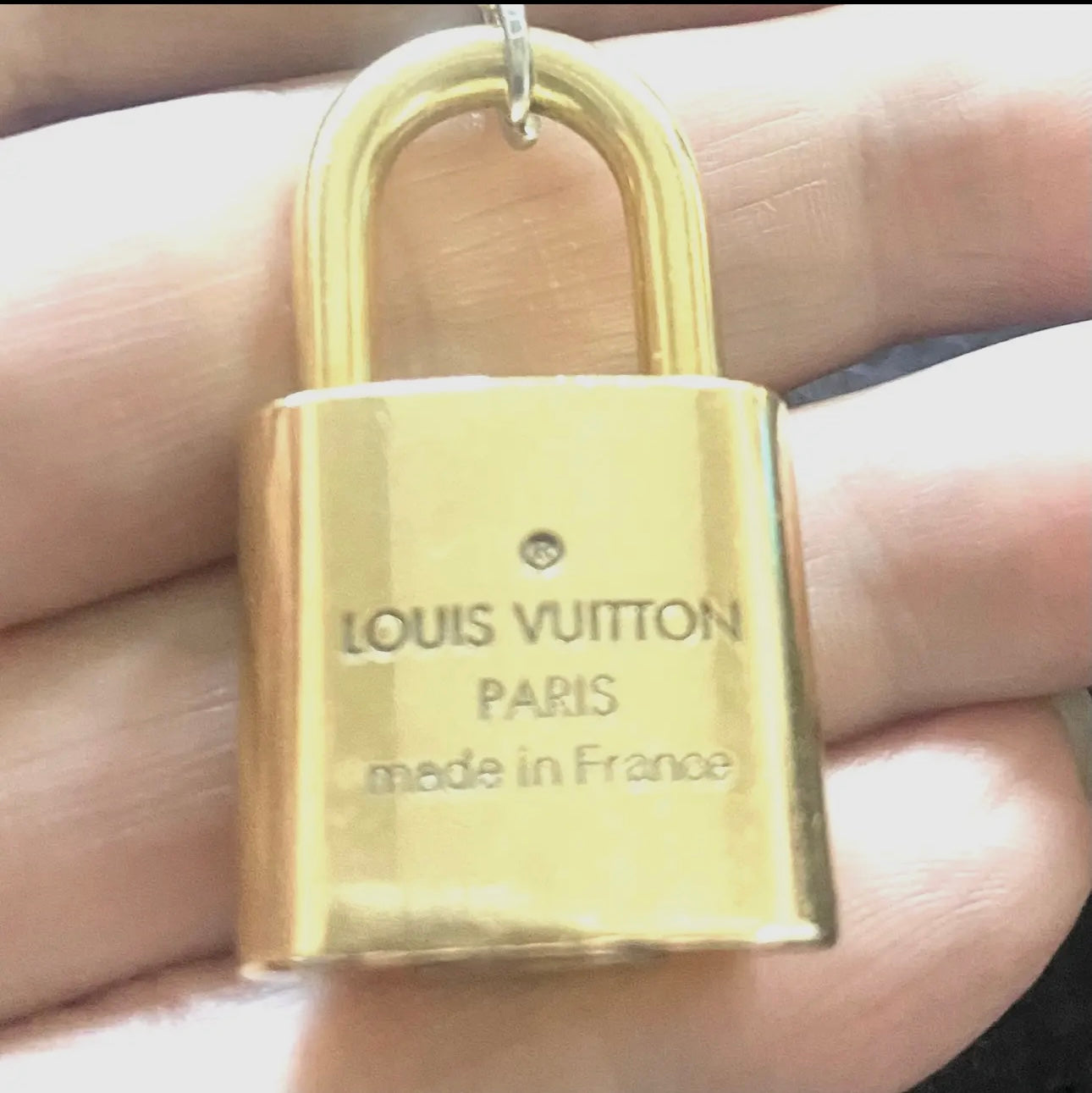 Louis Vuitton Lock Necklace