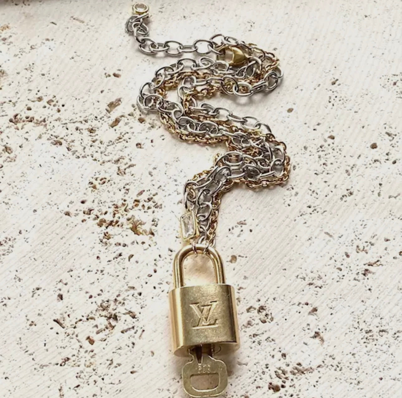 Louis Vuitton Lock Necklace