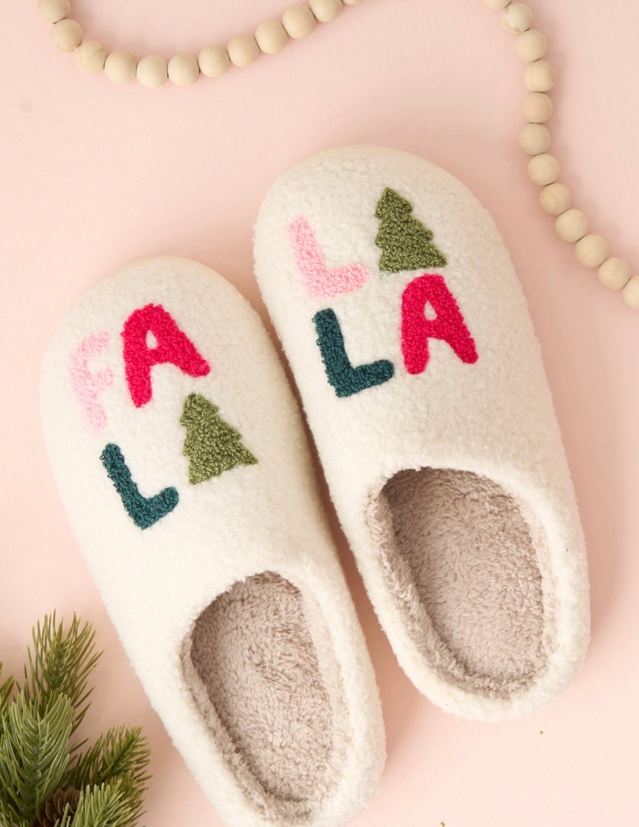 Fuzzy FaLaLa Slippers